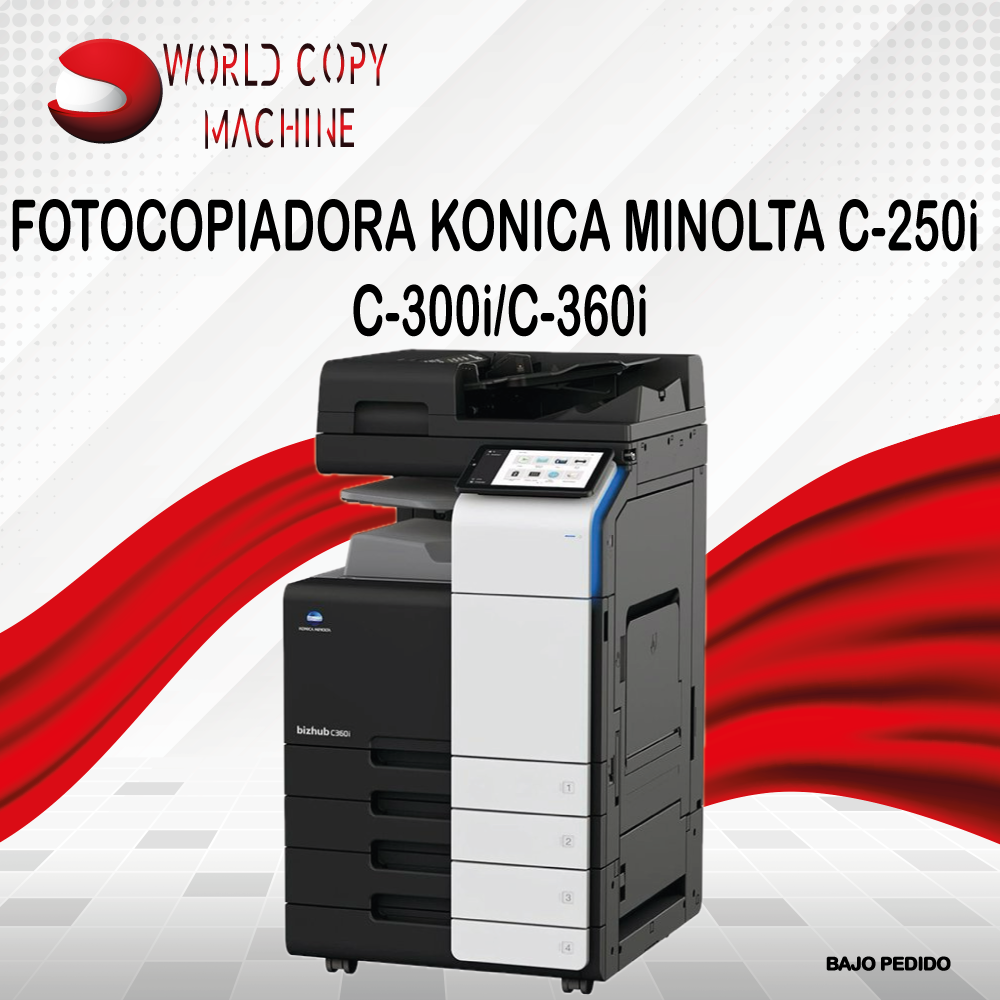 Copiadora Konica Minolta C250i 300i 360i