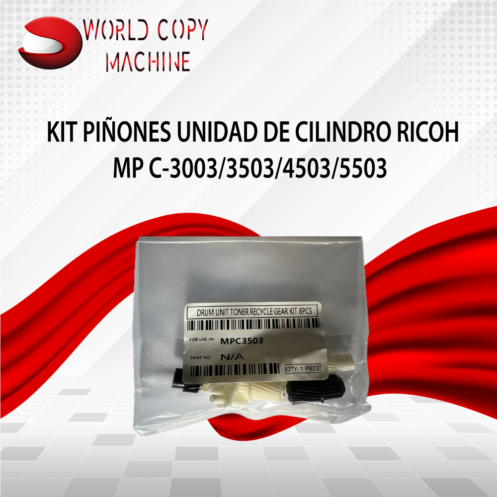 Kit piñones cilindro ricoh mpc3003 3004 4504 imc3000 4500 Quito lago agrio