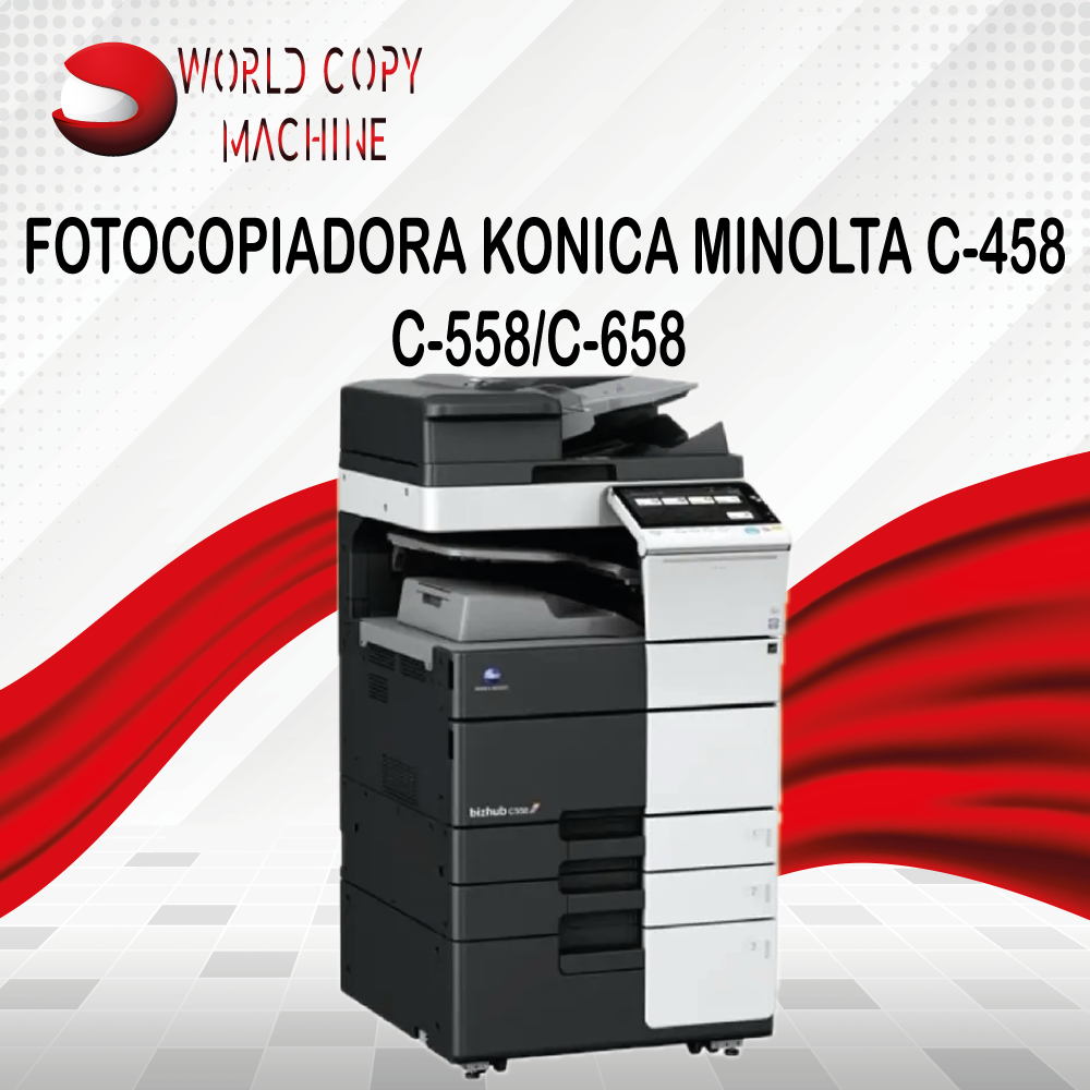 Copiadora Konica Minolta C458 558 658