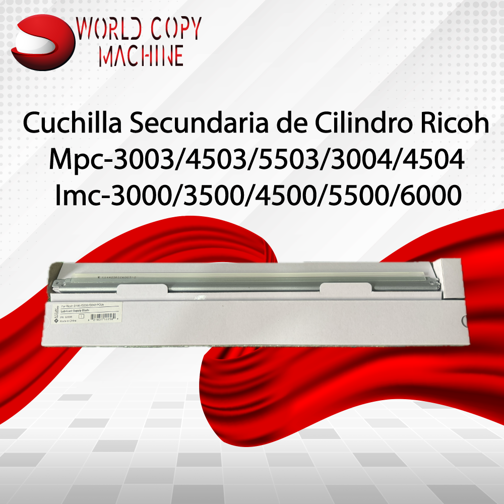 Cuchilla lubricante Ricoh mpc3003 3004 4504 imc3000 4500 Quito lago agrio