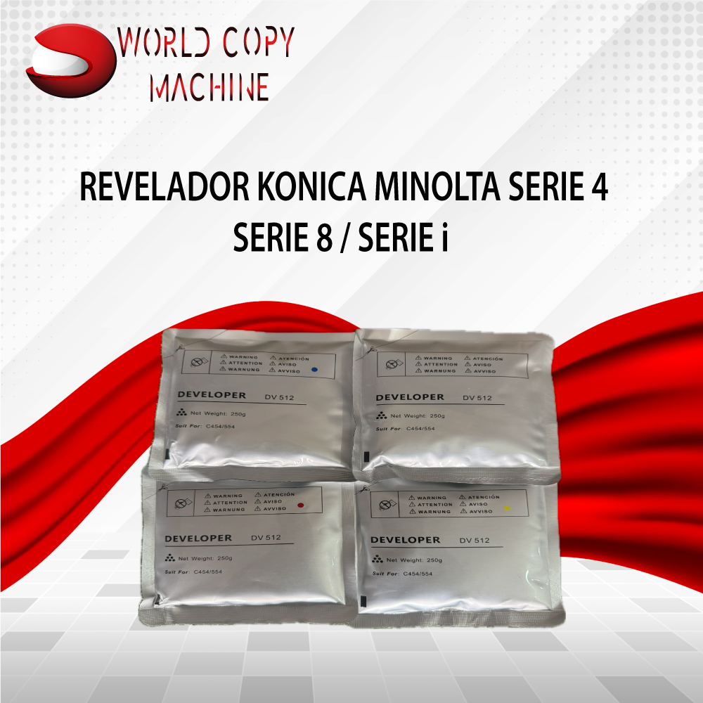 Revelador Konica Minolta C284 224 364 454 258 368 458 300i 450i Quito Lago Agrio