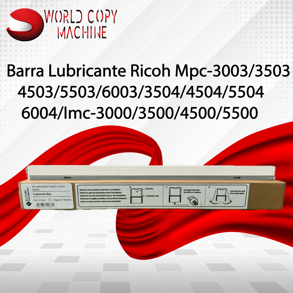 Barra lubricante Ricoh MPC3003/3004